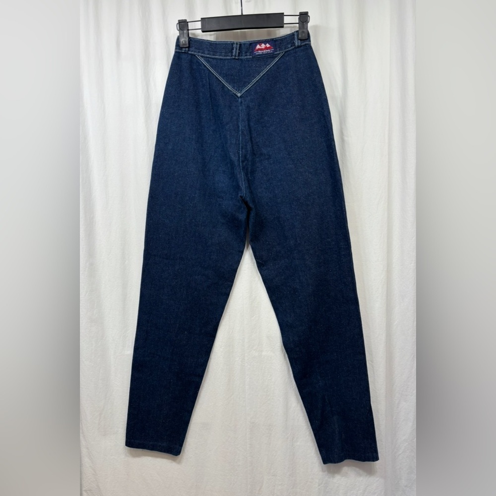 Vintage Rockies Denim Jeans Blue High Rise Tapered Western Cowgirl Size 27/5